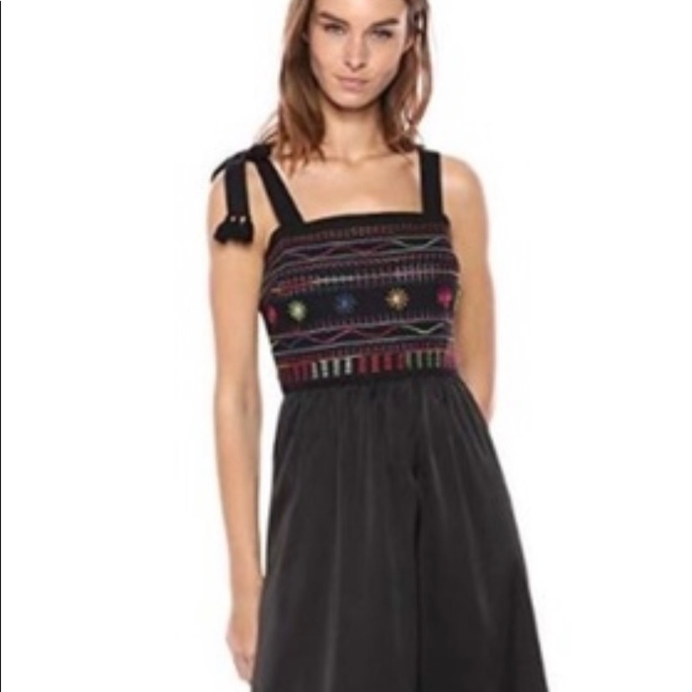 Sam Edelman Woman’s Embroidered Cotton Maxi Dress